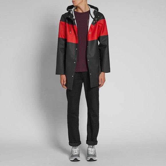 Stutterheim Stockholm Waterproof Hooded Raincoat - Picture 3 of 12